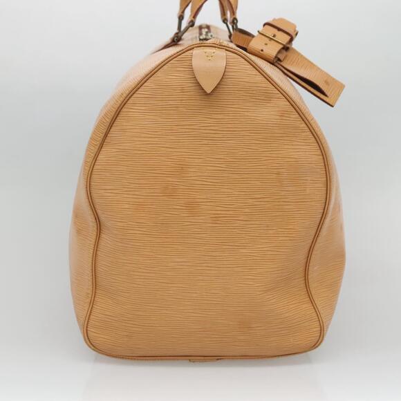 LOUIS VUITTON Epi Keepall 50 Boston Bag Beige M42941 - Picture 3 of 16